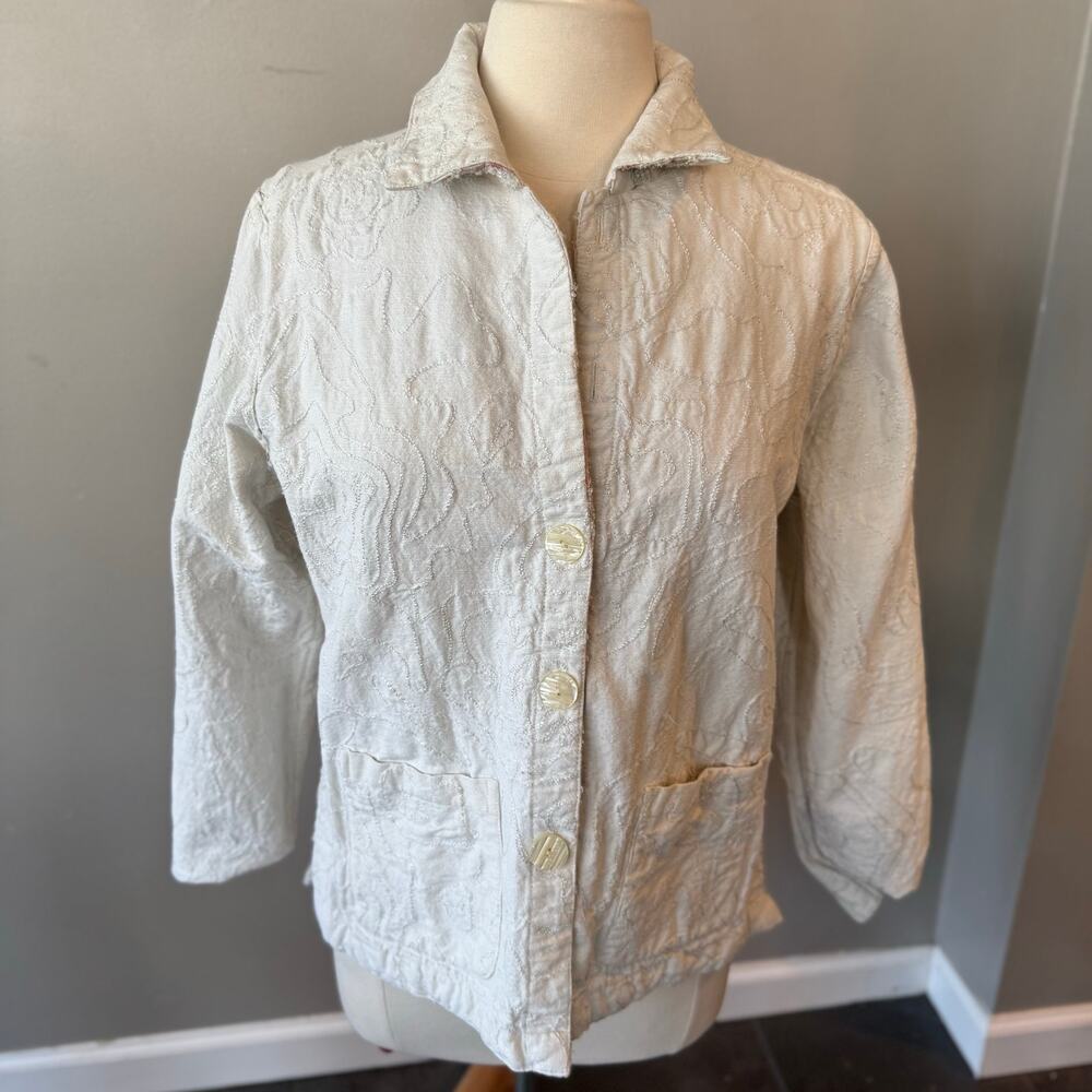Parsley & Sage Reversible Button Up Jacket Size M… - image 6
